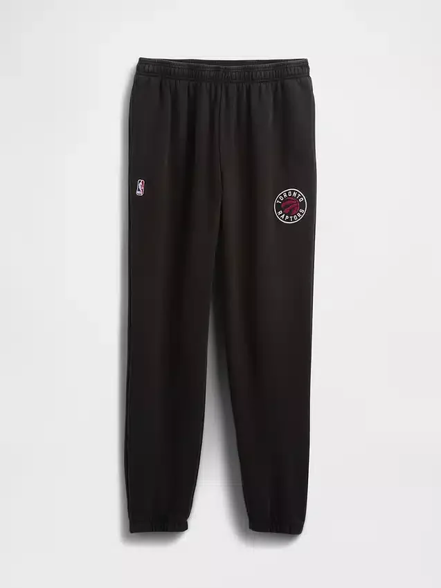 NBA Toronto Raptors Logolu Kalın Jogger Pantolon