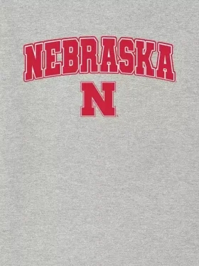 Nebraska Üniversitesi Arch Logo Koyu Renkli Grafik Tişört