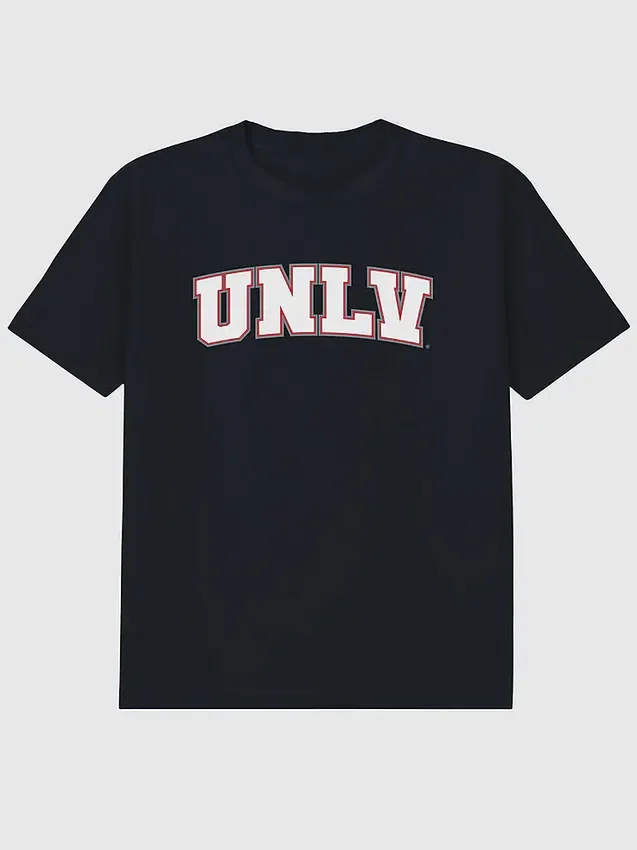 Nevada Üniversitesi Las Vegas Arch Logo İkincil Grafik Tişört