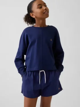 Çocuk Ağır Dokuma Oversized Dikişli Tişört