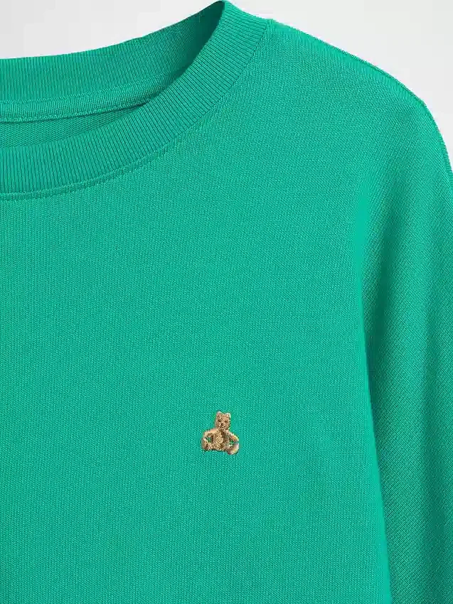 Çocuk Ağır Dokuma Oversized Dikişli Tişört