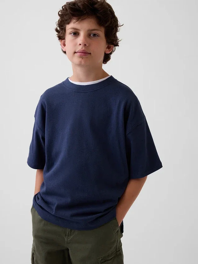 Çocuk Ağır Kaliteli Oversized Tişört
