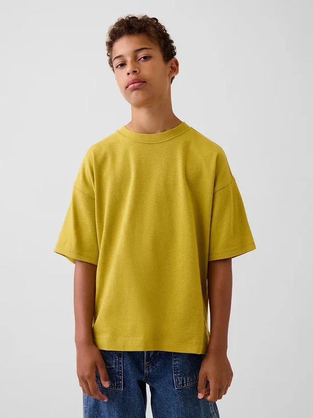 Çocuk Ağır Kaliteli Oversized Tişört