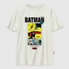 Çocuk Batman Vintage Çizgi Roman Desenli Tişört