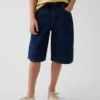 Çocuk Bol Kesim Denim Şortlar