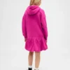 Çocuk Büyük Beden Kapüşonlu Sweatshirt Elbise