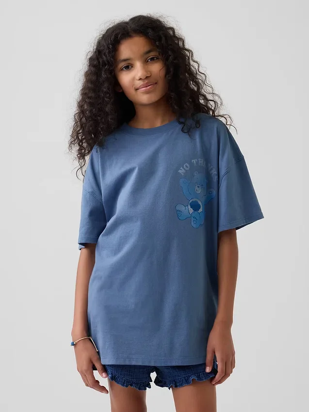 Çocuk Care Bears Oversized Tişört