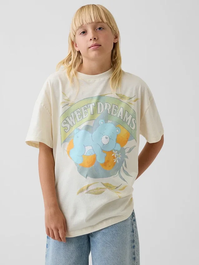 Çocuk Care Bears Oversized Tişört