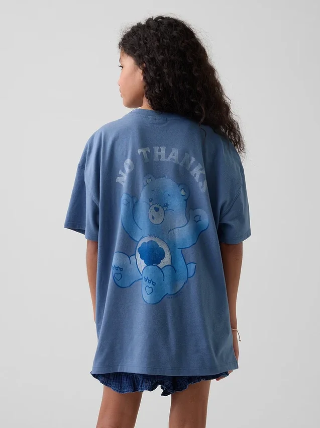Çocuk Care Bears Oversized Tişört