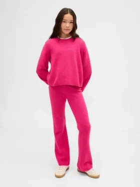 Çocuk CashSoft Geniş Paça Kazak Pantolon