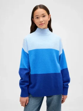 Çocuk CashSoft Çizgili Tunik Kazak