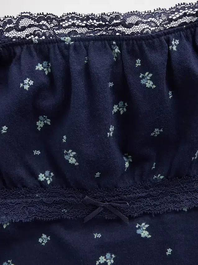 Çocuk Dantel Süslemeli Kabarık Kollu Üst Giyim