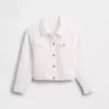 Çocuk Delikli Denim Ceket