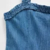 Çocuk Denim Düşük Bel Elbise