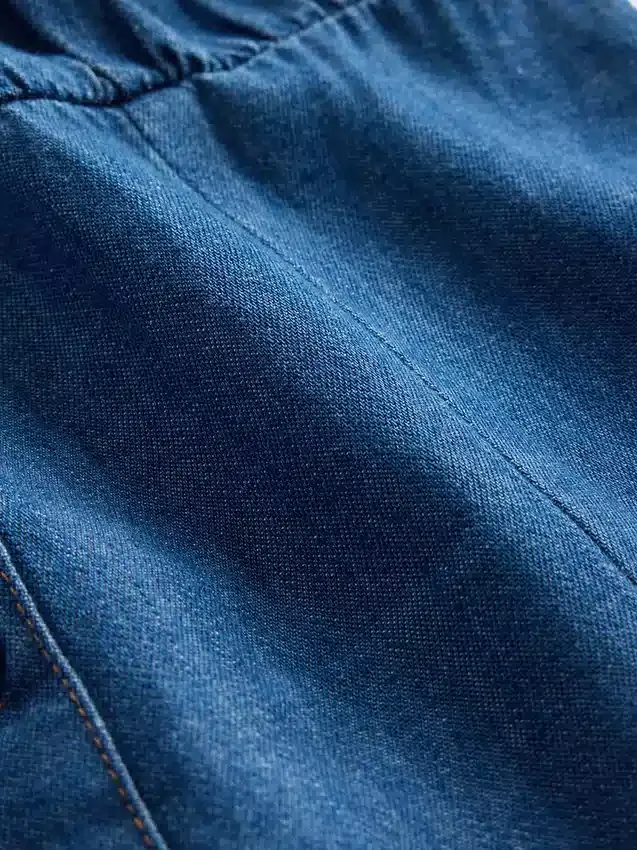 Çocuk Denim Düşük Bel Elbise