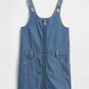 Çocuk Denim Fermuarlı Etek