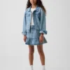 Çocuk Denim Fırfırlı Etek