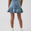 Çocuk Denim Fırfırlı Etek