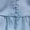 Çocuk Denim Katlı Tank Top