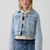 Çocuk Denim Kısa Ceket