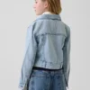 Çocuk Denim Kısa Ceket