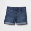 Çocuk Denim Midi Şortlar