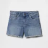 Çocuk Denim Midi Şortlar