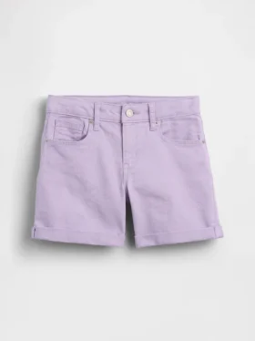 Çocuk Denim Midi Şortlar