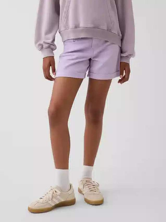 Çocuk Denim Midi Şortlar