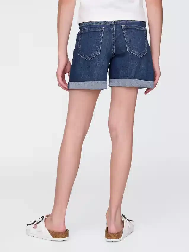 Çocuk Denim Midi Şortlar