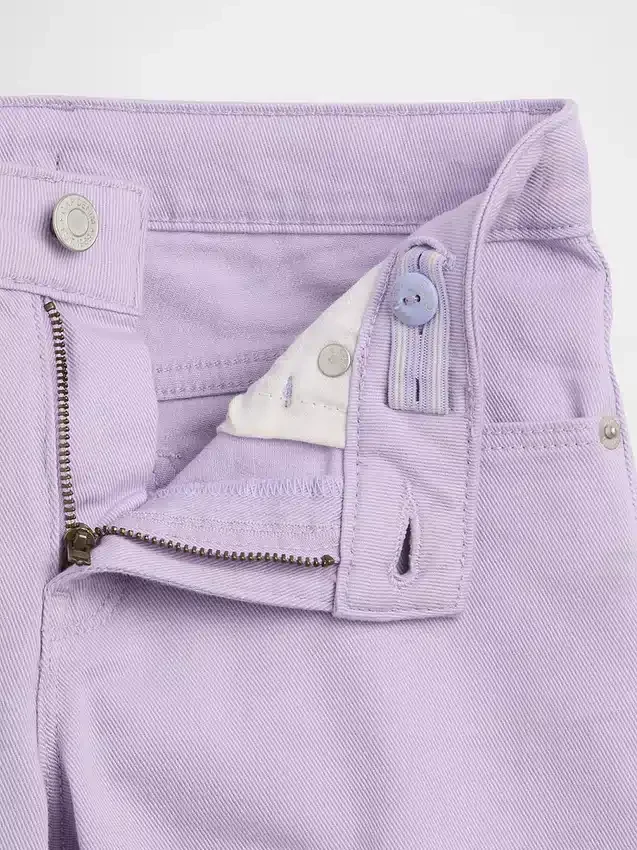 Çocuk Denim Midi Şortlar
