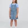 Çocuk Denim Önlük Elbise