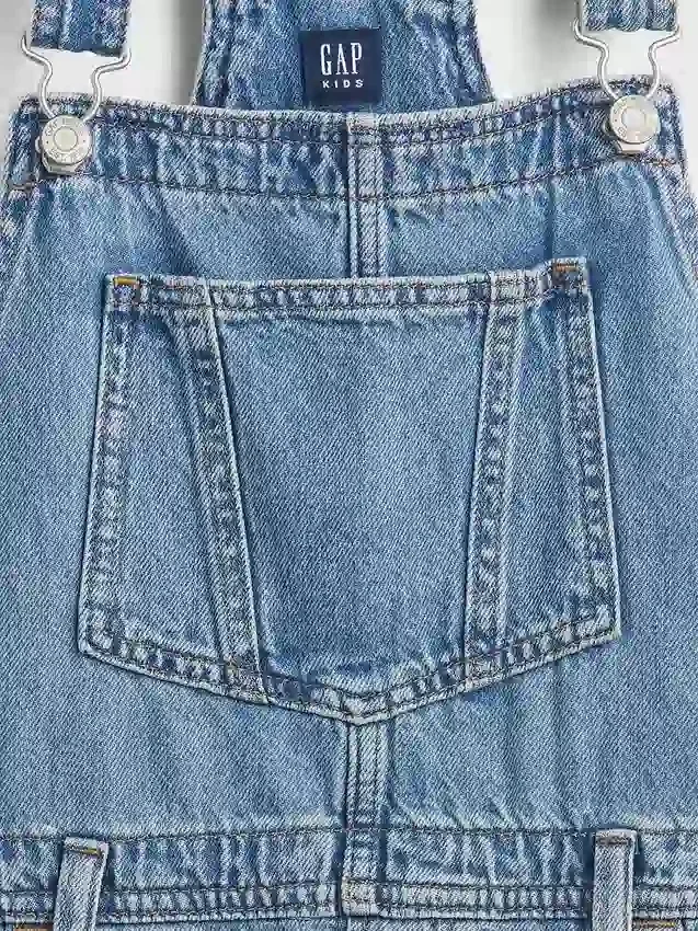 Çocuk Denim Önlük Elbise