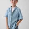 Çocuk Denim Rahat Gömlek