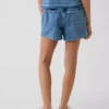 Çocuk Denim Sarma Etek-Şort