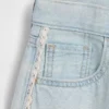 Çocuk Düşük Bel Uzun Kesim Denim Şortlar