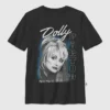 Çocuk Dolly Parton Gitar Portresi Büyük Boy Grafik Tişört