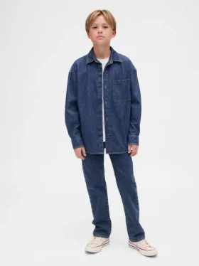 Çocuk Düz Kesim Jean'ler