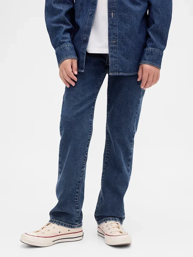 Çocuk Düz Kesim Jean'ler