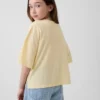 Çocuk Eyalet Logolu Oversized Kutu Kesim Tişört