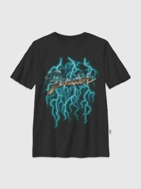 Çocuk Fender Lightning Grafik Tişört