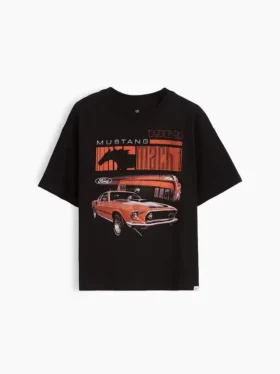 Çocuk Formula 1 Oversized Grafik Tişört