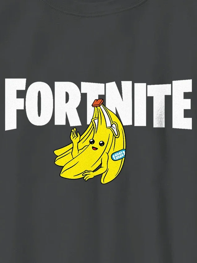 Çocuk Fortnite Muz Desenli Tişört