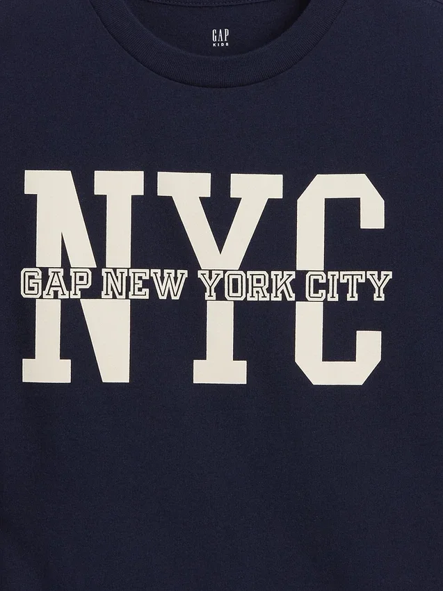 Çocuk Gap Nyc Logo Tişört