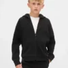 Çocuk GapFit Tech Hızlı Kuruyan Fermuarlı Kapüşonlu Sweatshirt