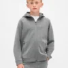 Çocuk GapFit Tech Hızlı Kuruyan Fermuarlı Kapüşonlu Sweatshirt