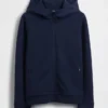 Çocuk GapFit Tech Hızlı Kuruyan Fermuarlı Kapüşonlu Sweatshirt