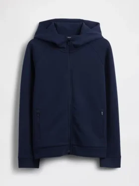 Çocuk GapFit Tech Hızlı Kuruyan Fermuarlı Kapüşonlu Sweatshirt