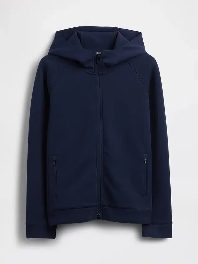 Çocuk GapFit Tech Hızlı Kuruyan Fermuarlı Kapüşonlu Sweatshirt