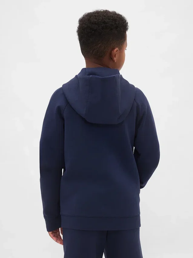 Çocuk GapFit Tech Hızlı Kuruyan Fermuarlı Kapüşonlu Sweatshirt